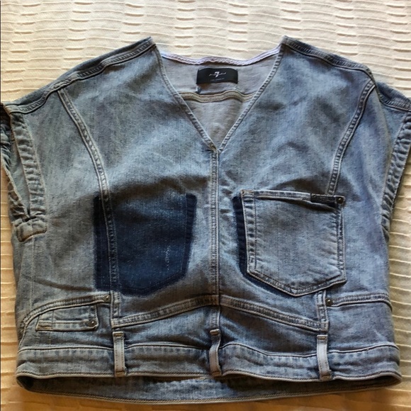 7 For All Mankind Tops - 7 for all mankind denim shirt